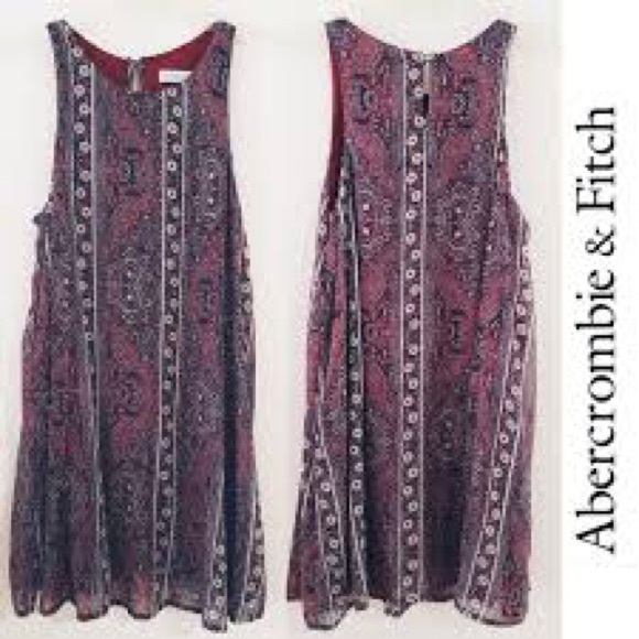 Abercrombie & Fitch Halter Paisley Print Sun Dress - Picture 1 of 5